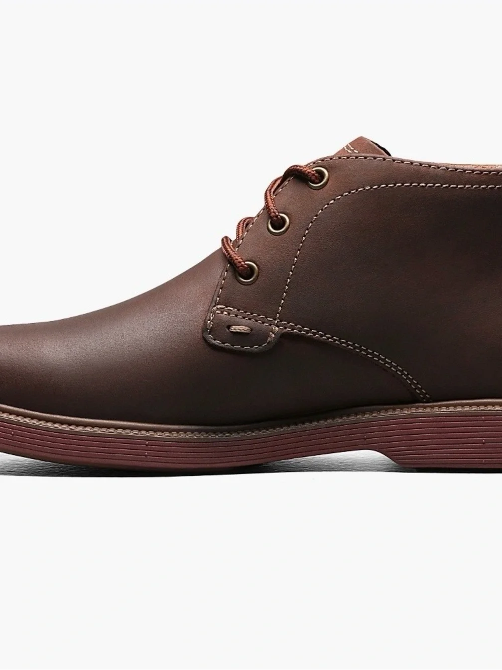 Florsheim Brown Leather Boys Chukka Boot
